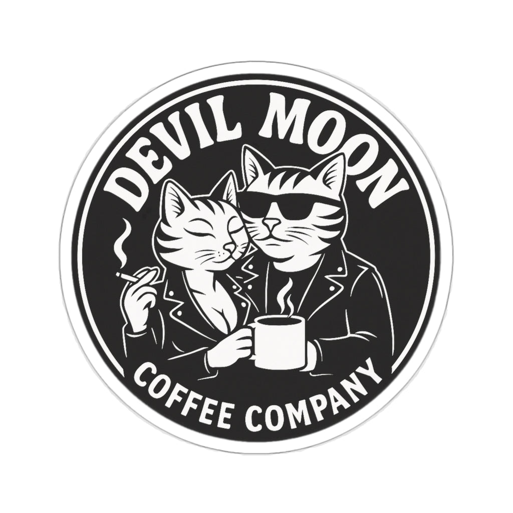 Devil Moon Sticker