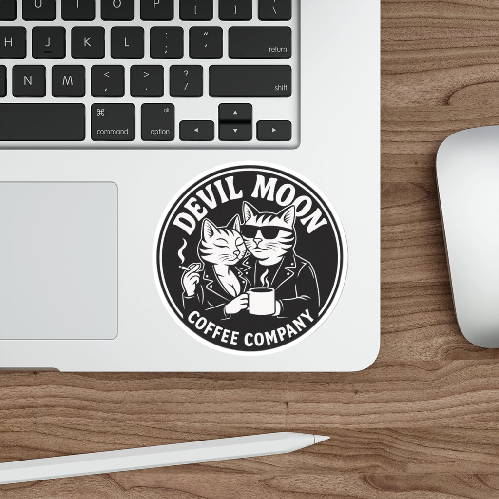 Devil Moon Sticker